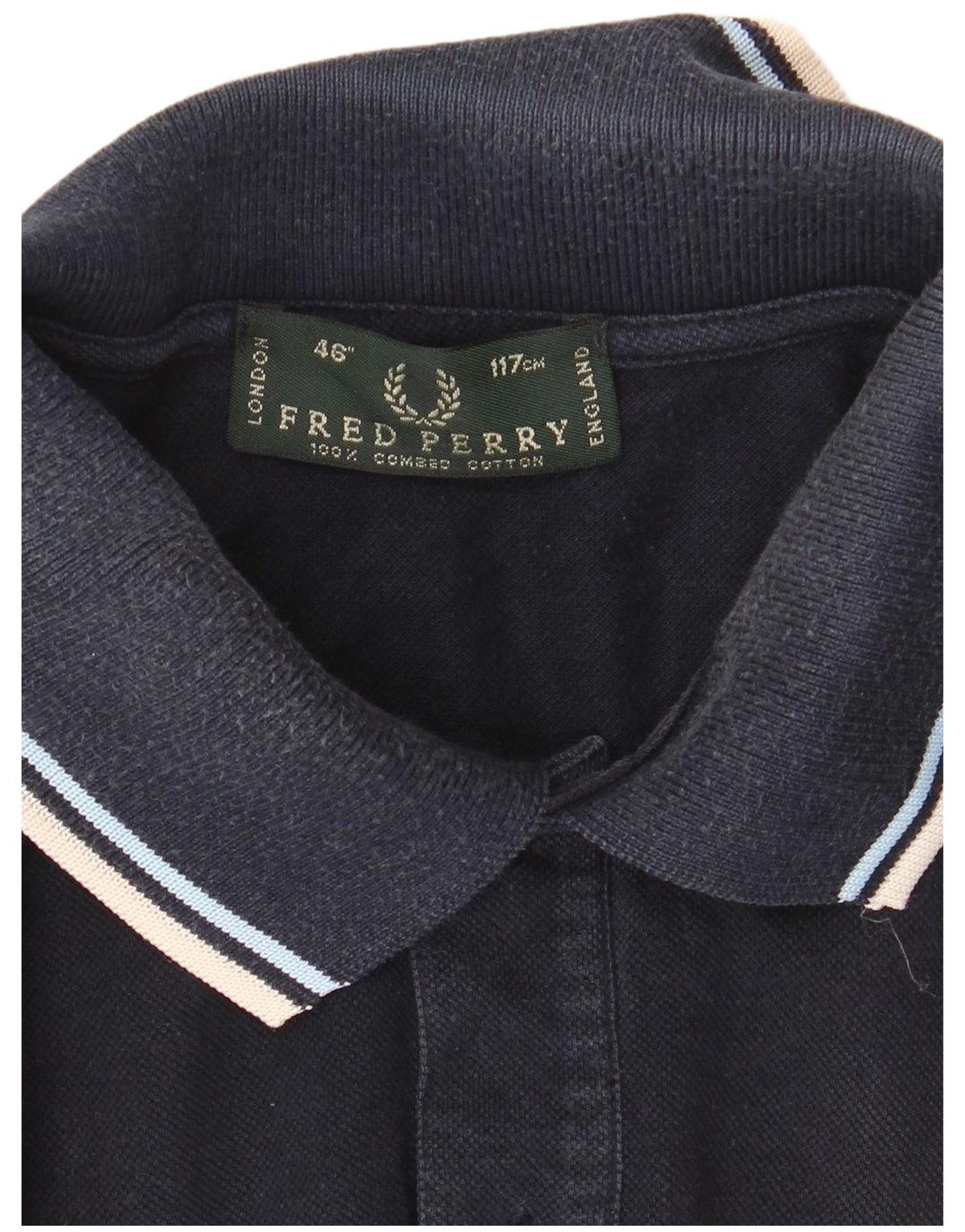 Fred Perry Polo Homme Grand Bleu Marine Coton
