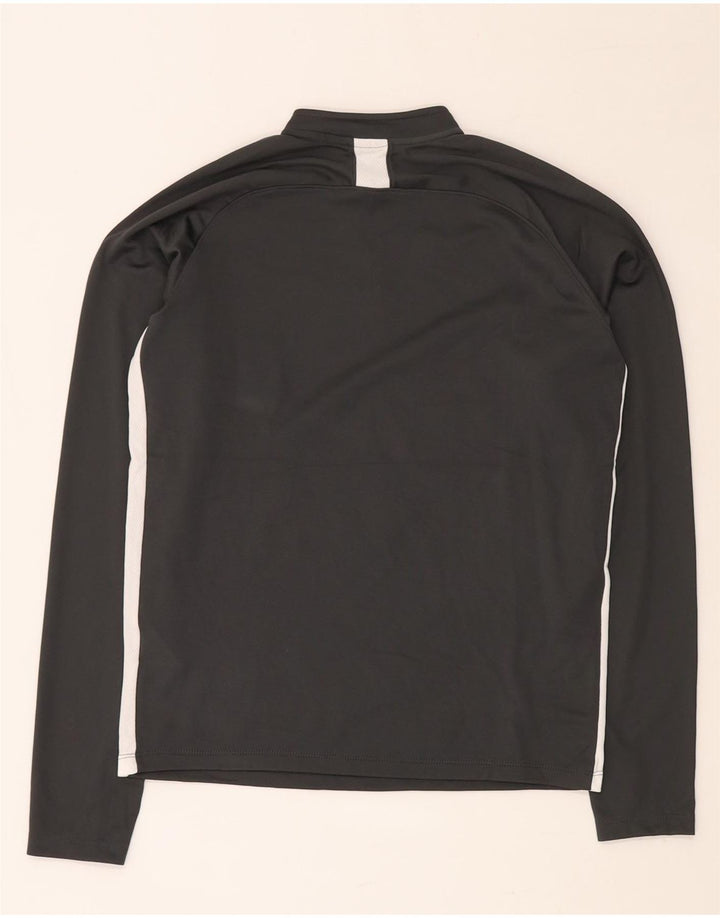 NIKE Haut de survêtement Dri Fit pour garçon avec col zippé 13-14 ans XL Gris