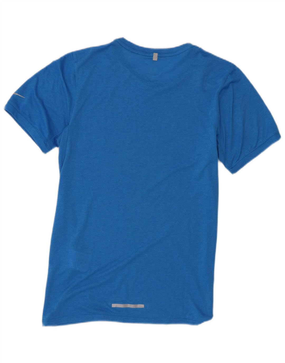 Nike Hommes Dri Fit T-Shirt Haut Petit Bleu Polyester
