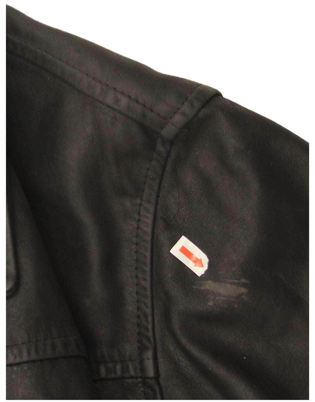 veste en cuir homme vintage IT 46 Petit cuir noir