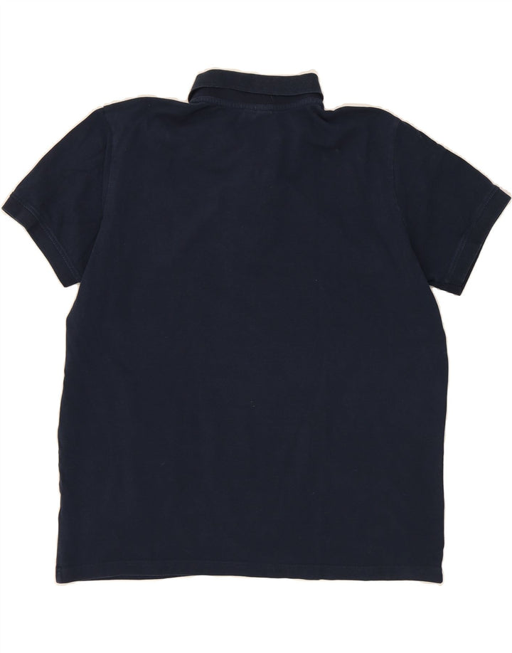 KAPPA Mens Polo Shirt 2XL Navy Blue Cotton Vintage Kappa and Second-Hand Kappa from Messina Hembry 