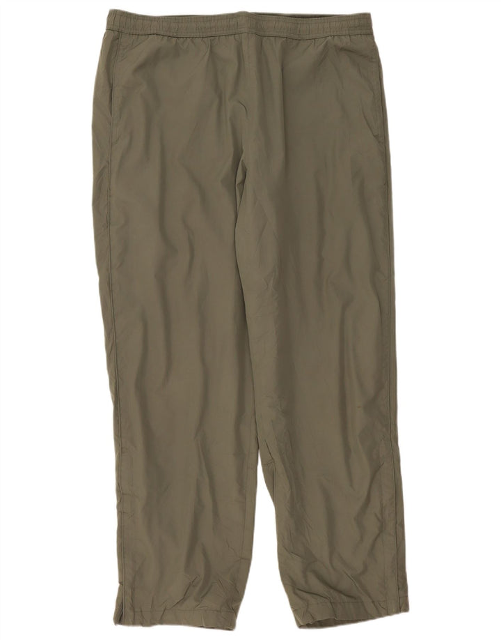 Izod Pantalon de Survêtement Homme Large Kaki Polyester