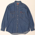 Carrera Chemise en Jean XL Bleu Coton
