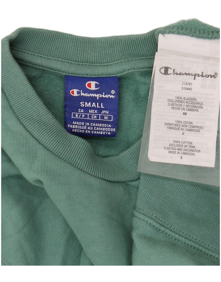 Champion Sweat-shirt pour homme en coton vert petit