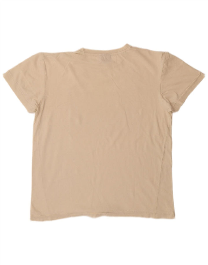 Levi's T-Shirt Graphique Femme UK 14 Beige Moyen