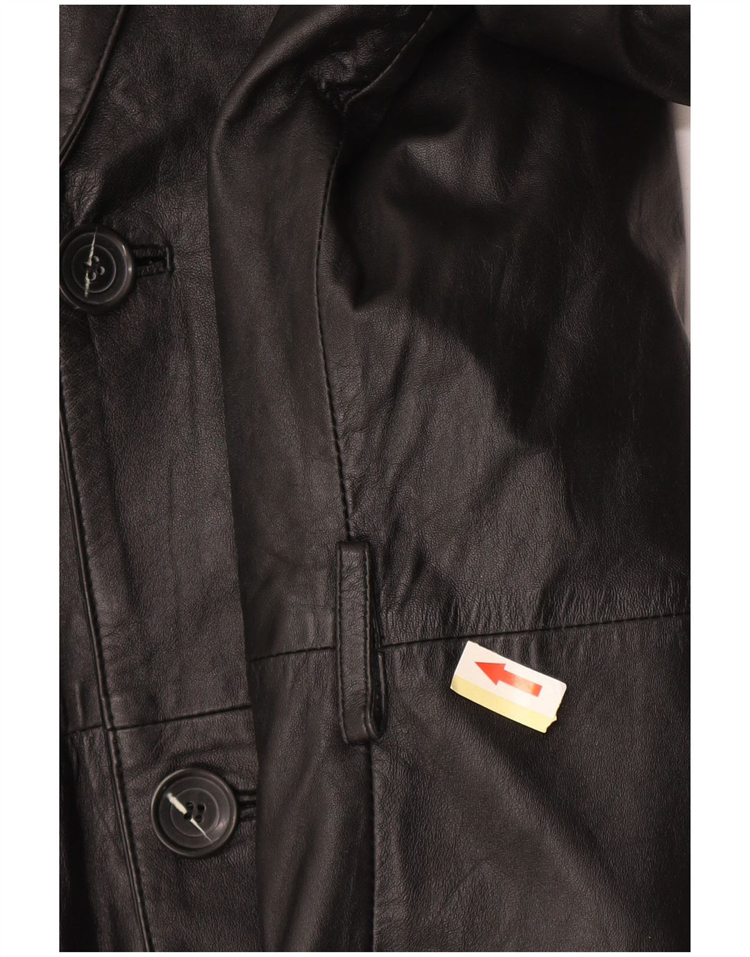 Manteau en cuir homme EU 50 grand cuir noir