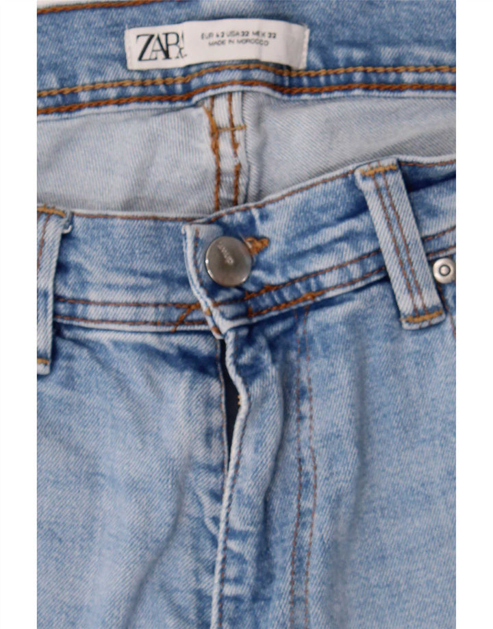 Zara Jean slim pour homme EU 42 Large W32 L29 Bleu