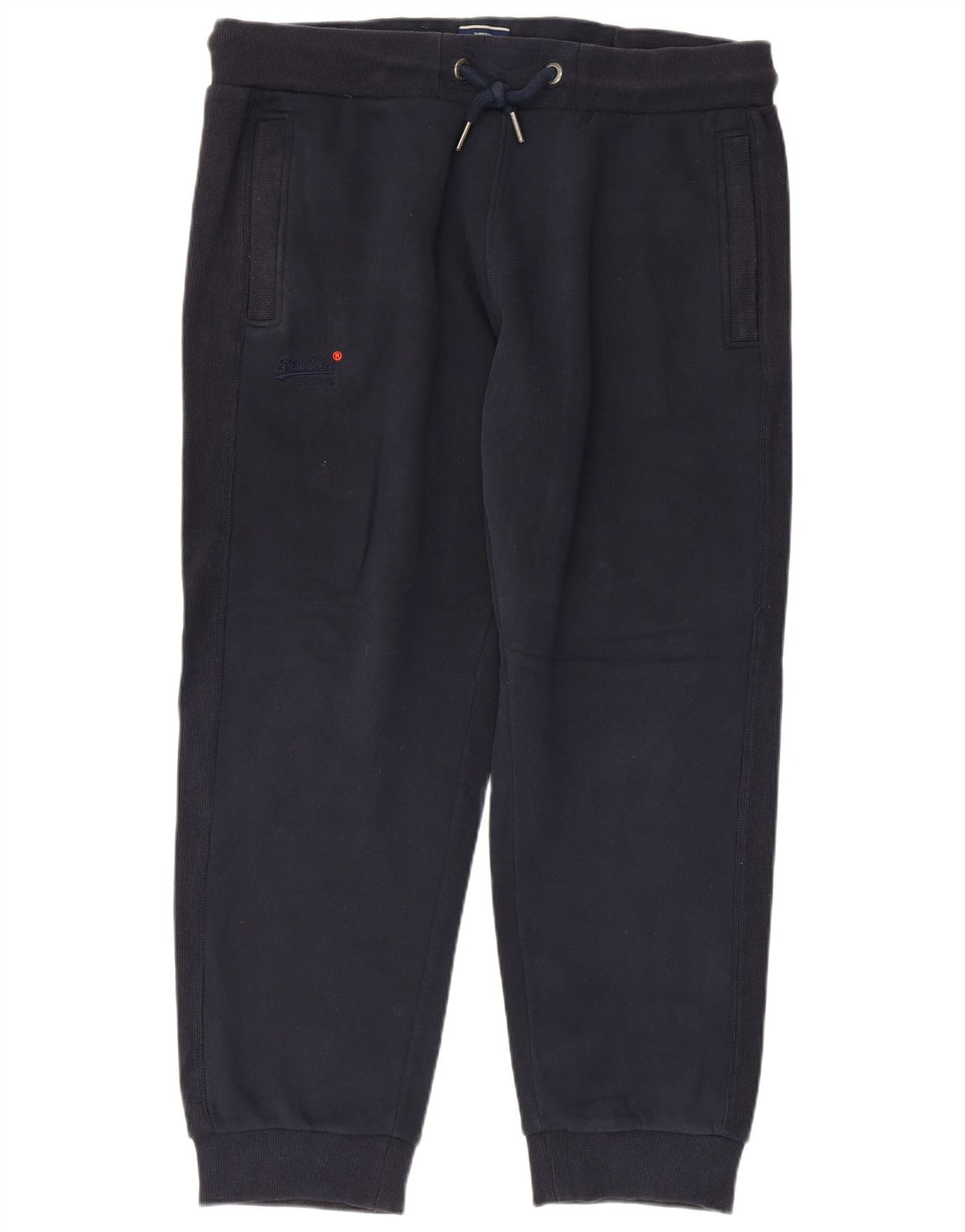 Superdry Pantalon De Survêtement Homme Joggers 2XL Bleu Marine Coton