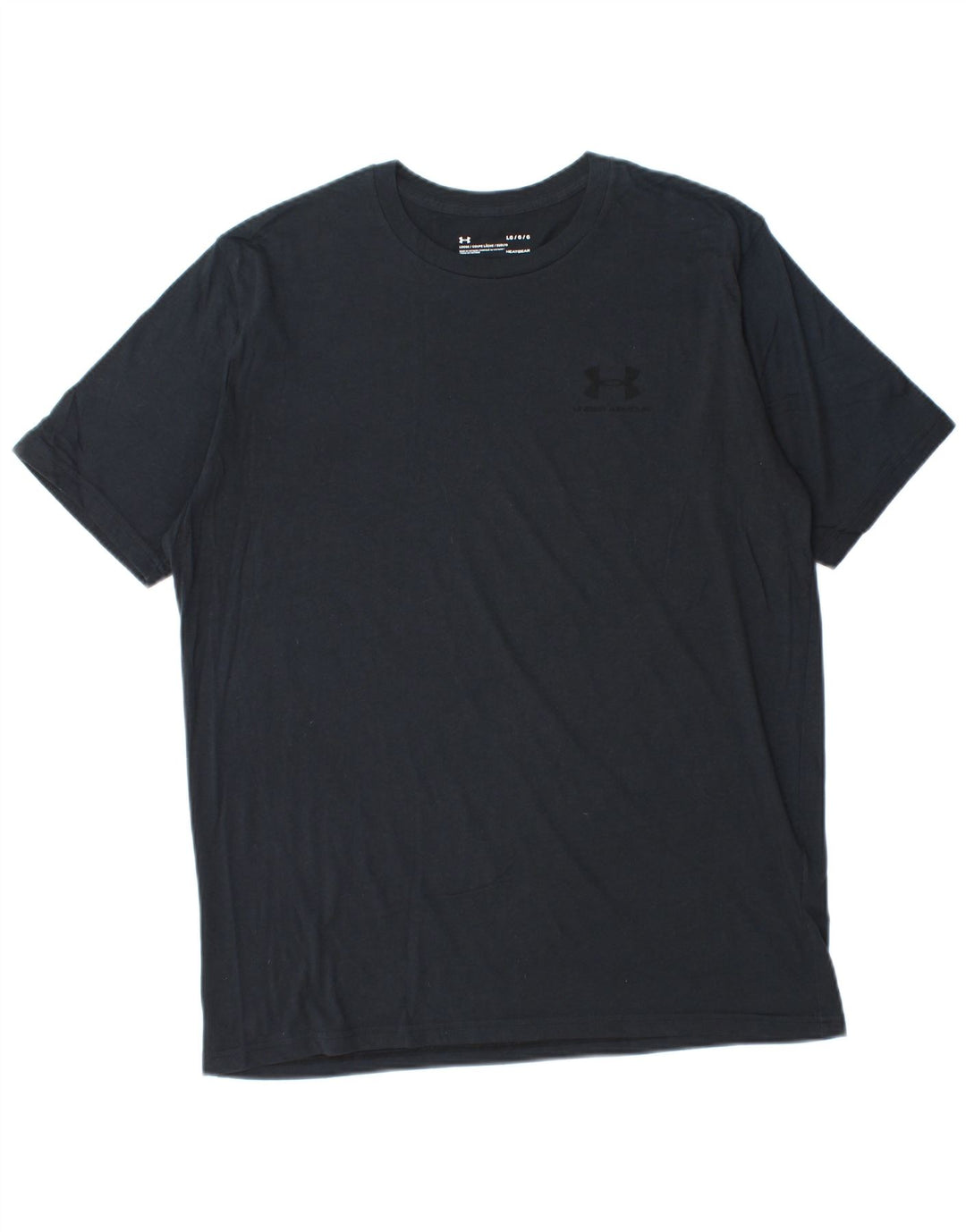 UNDER ARMOUR T-shirt Heat Gear pour hommes, grand noir, en coton