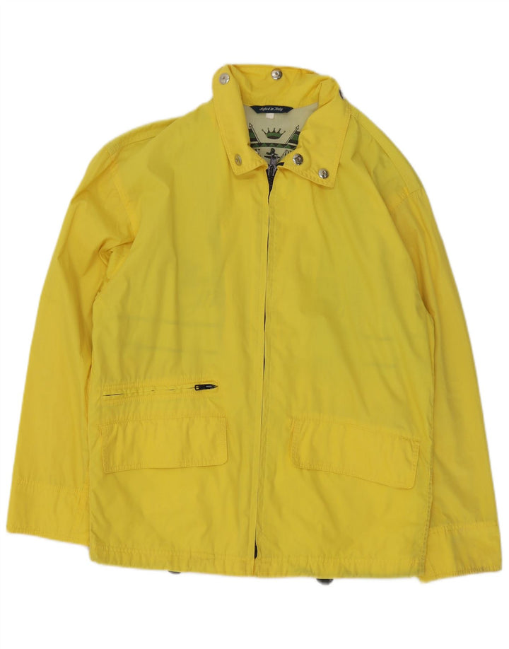 veste utilitaire vintage pour hommes UK 44 2XL Jaune