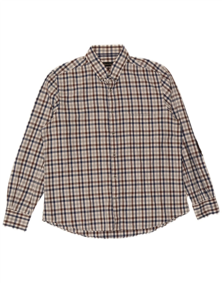 Massimo Dutti Chemise Homme XL Carreaux Multicolores
