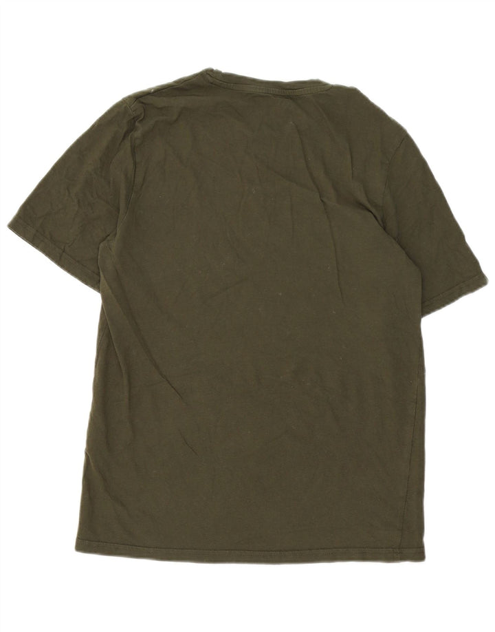 Jack & Jones Haut T-Shirt Graphique Homme Kaki Moyen Coton