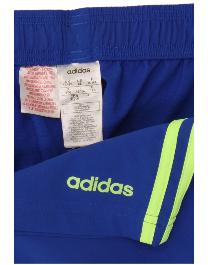 Adidas Short de sport garçon 15-16 ans Bleu Polyester