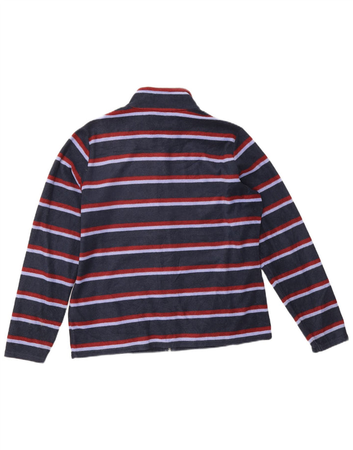 Marks & Spencer Veste polaire pour femme UK 16 Large Bleu marine rayé