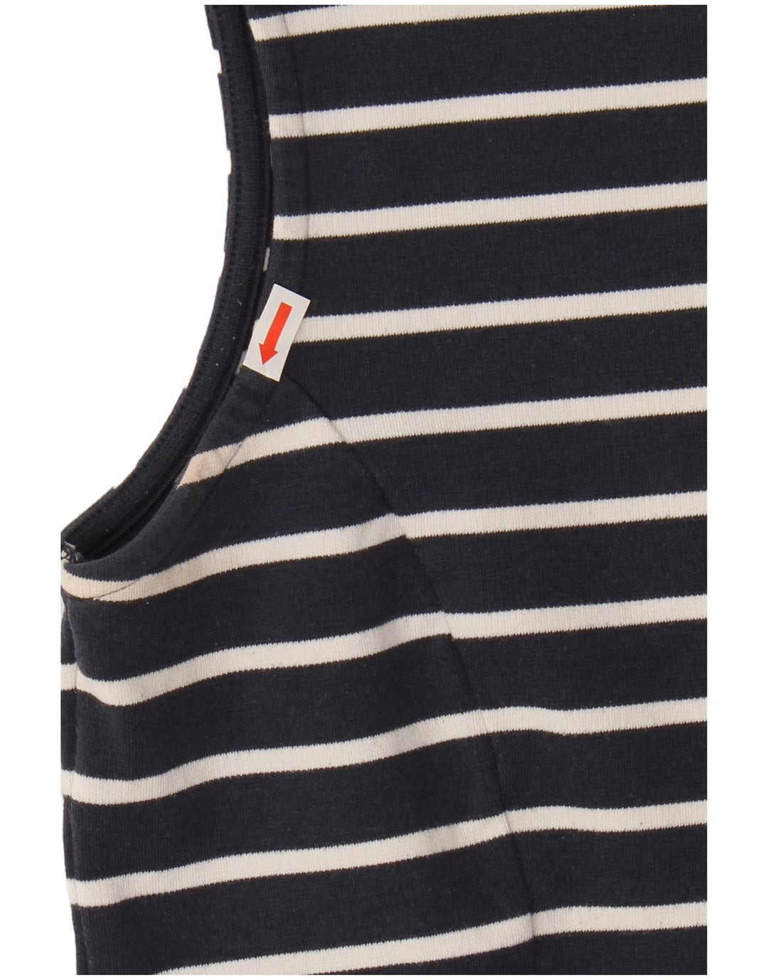 Jack Wills Chemisier pour femme UK 8 Small Bleu marine rayé nautique