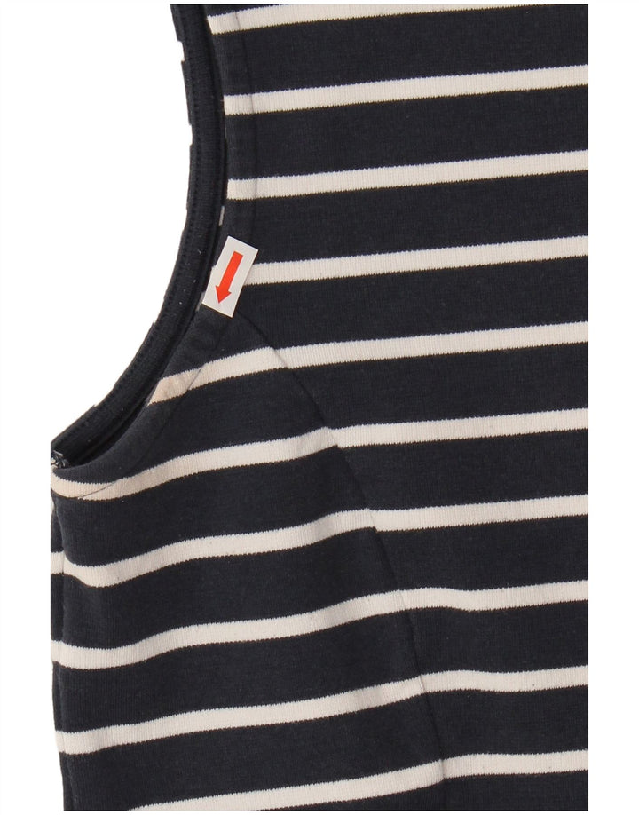 Jack Wills Chemisier pour femme UK 8 Small Bleu marine rayé nautique