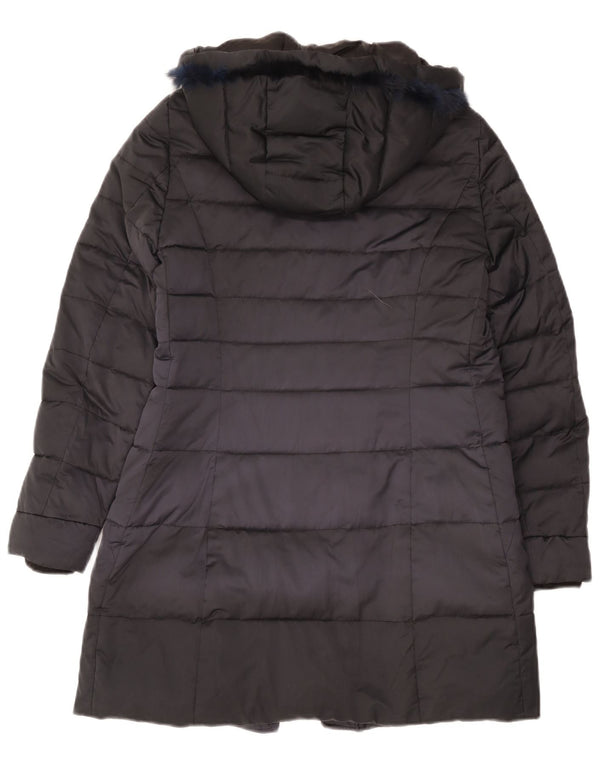 Nero Giardini Veste matelassée à capuche pour femme IT 42 Noir moyen Polyester