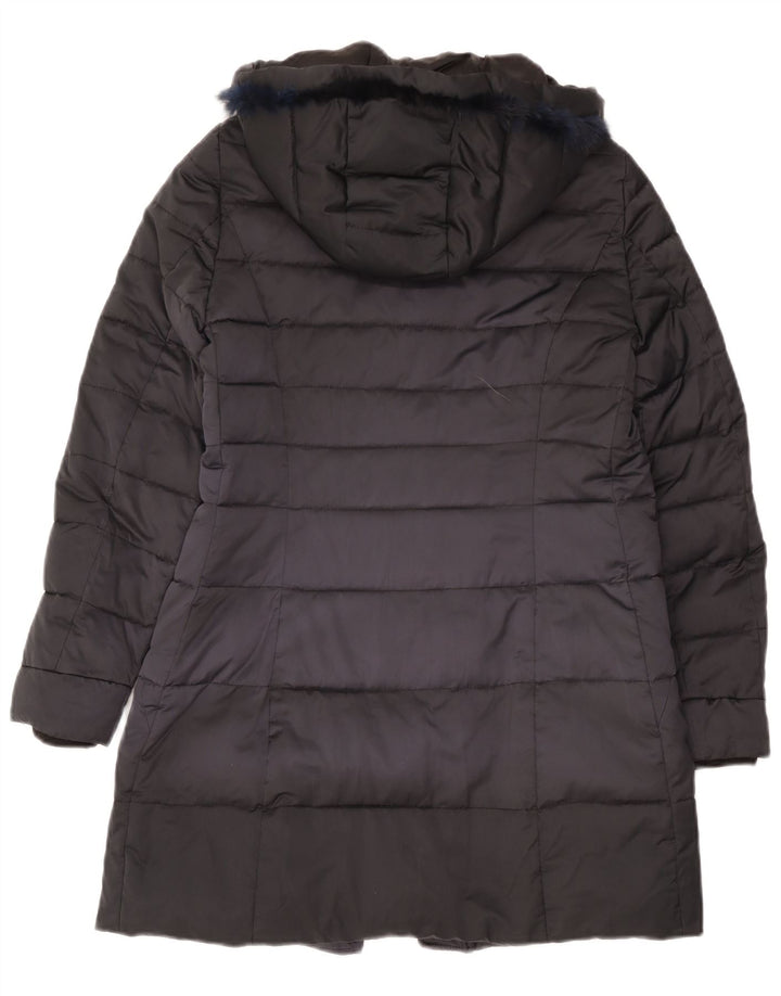 Nero Giardini Veste matelassée à capuche pour femme IT 42 Noir moyen Polyester