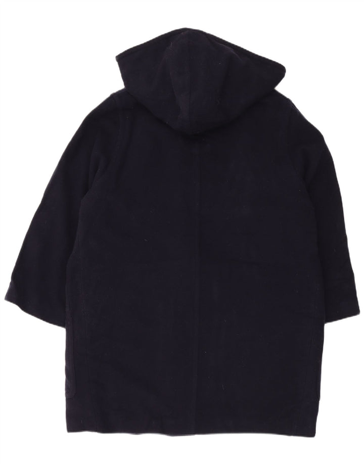 LAURA ASHLEY Duffle-coat à capuche surdimensionné pour femme UK 14 Large Bleu marine