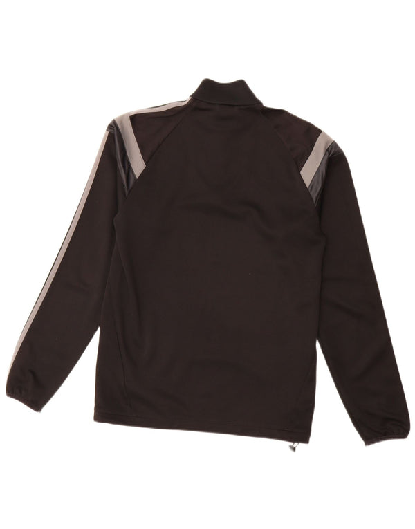 Adidas Hommes Climacool Zip Neck Pull Survêtement Top XS Noir Colorblock