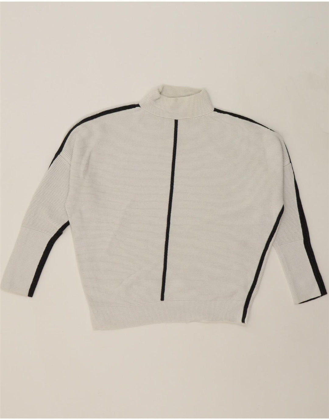 MINT VELVET Womens Turtle Neck Jumper Sweater UK 10 Small White Vintage MINT VELVET and Second-Hand MINT VELVET from Messina Hembry 