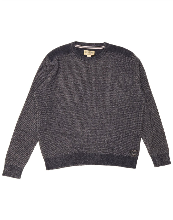 Marlboro Classics Pull à col rond pour homme 2XL Bleu marine
