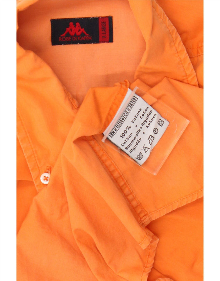 Kappa Chemise Homme XL Orange Coton