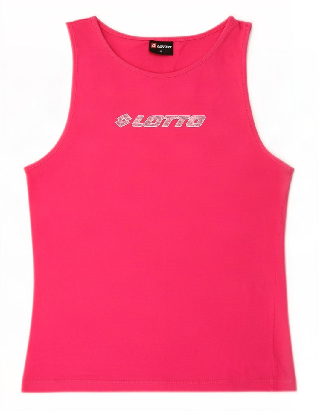 Lotto Débardeur Graphique Femme UK 12 Coton Rose Moyen