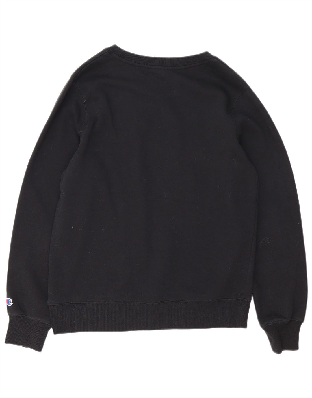 Champion Sweat-shirt graphique pour femme UK 14 en coton noir moyen