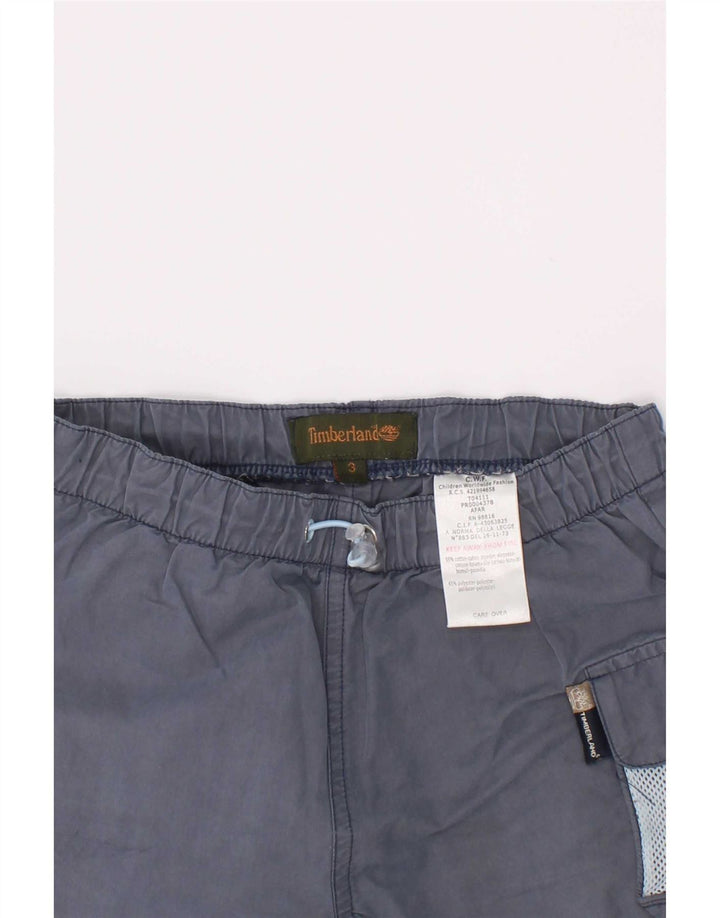 Timberland Short Cargo Garçon 2-3 Ans W20 Bleu Marine Coton