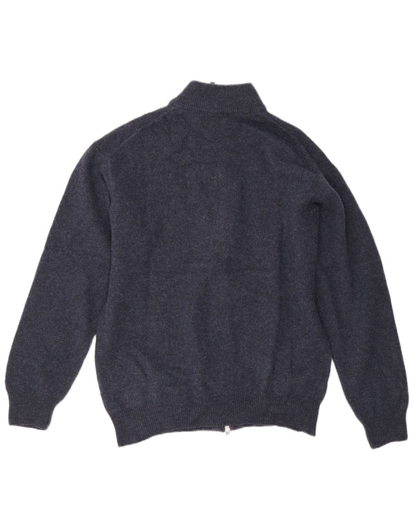 Gant Cardigan Pull XL Bleu Marine Laine d'Agneau Homme