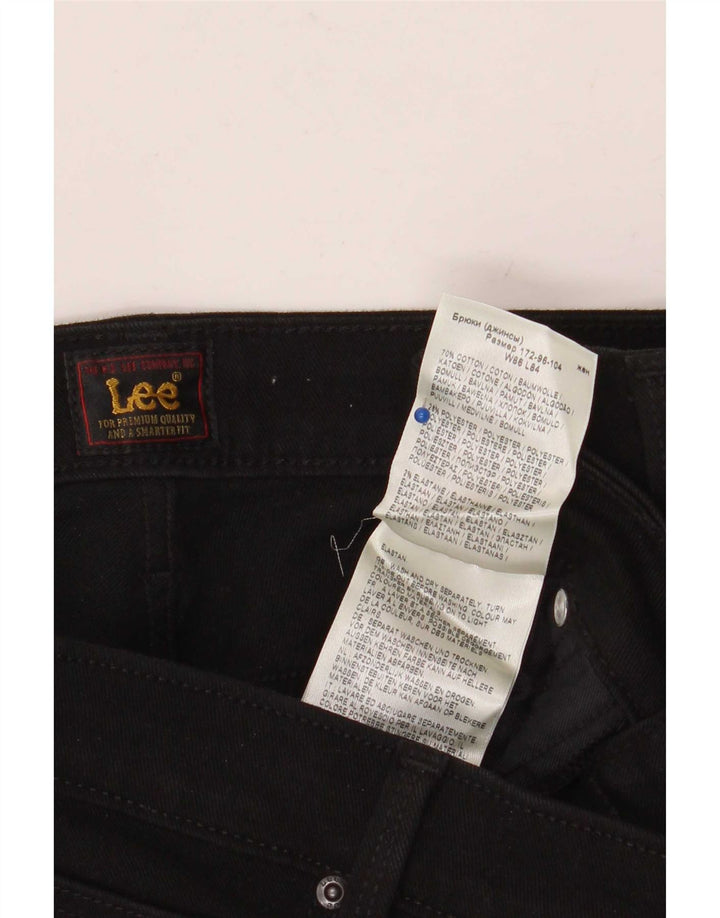 Lee Jean Droit Marion Femme W34 L33 Coton Noir