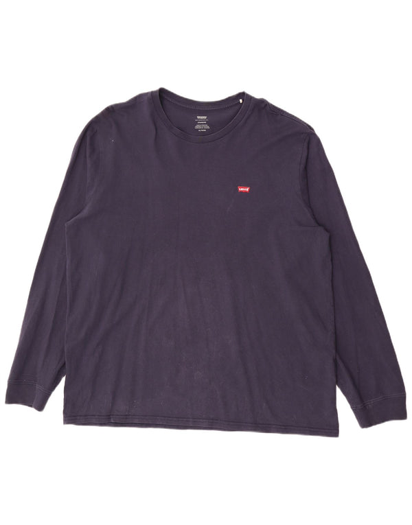 Levi's Haut Coupe Standard Manches Longues XL Homme Bleu Marine Coton