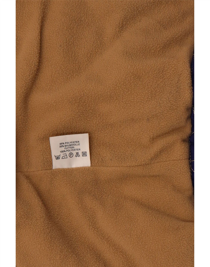 veste matelassée à capuche vintage pour hommes UK 42 XL Polyester violet
