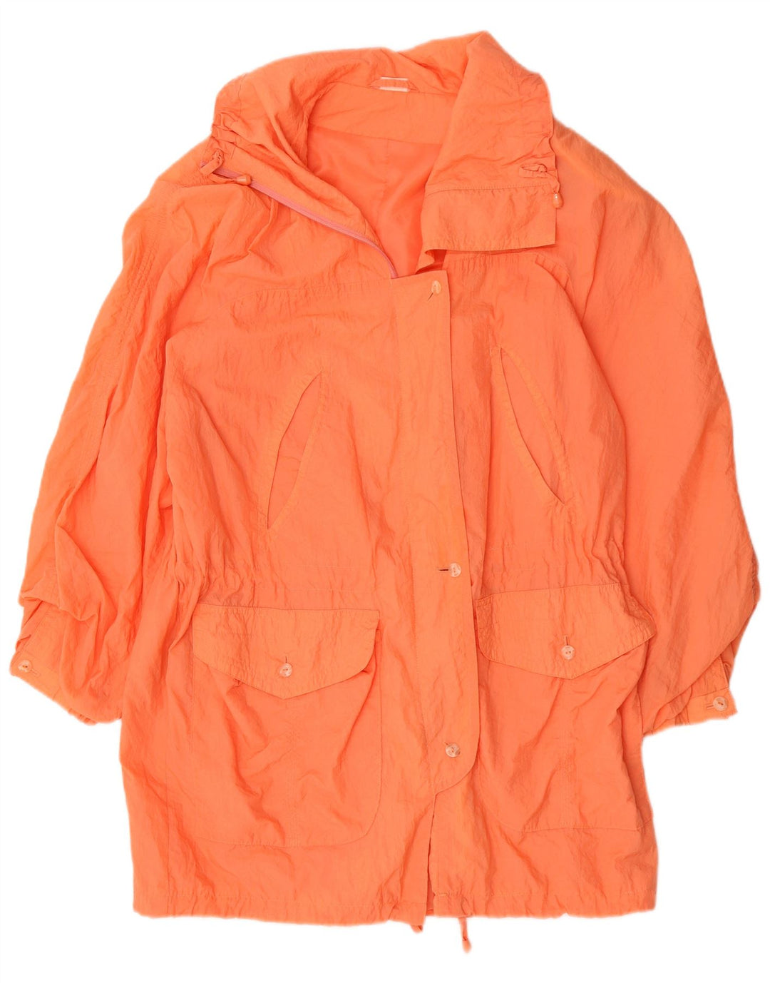 imperméable femme vintage UK 18 XL Orange