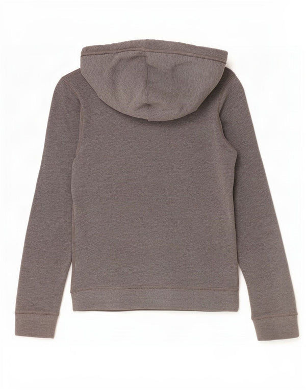 Hollister Pull à capuche graphique pour femme UK 6 XS Gris Coton
