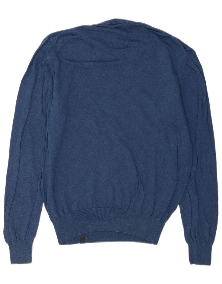 Fay Pull Col Rond Homme Bleu Moyen