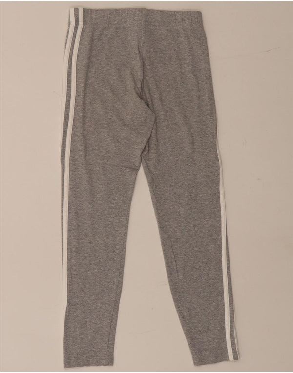 Adidas Leggings Fille 11-12 ans Gris Coton