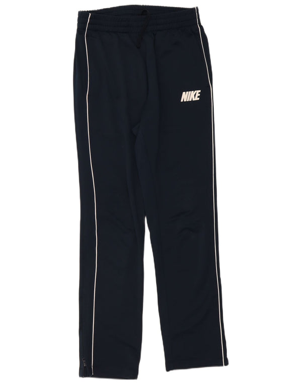Nike Pantalon de survêtement pour femme UK 10 Small Bleu marine Polyester