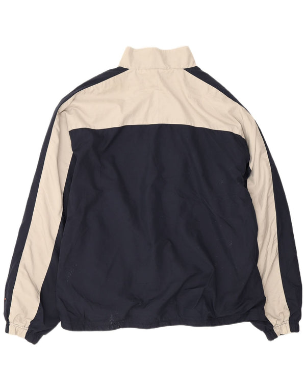 Ellesse Veste de survêtement pour homme Bleu marine moyen Colourblock