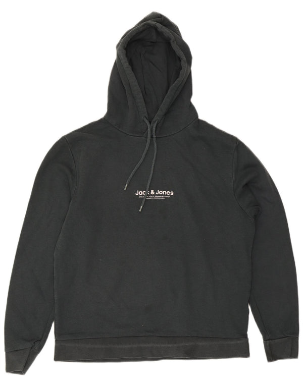 Jack & Jones Pull à capuche pour homme en coton vert Large