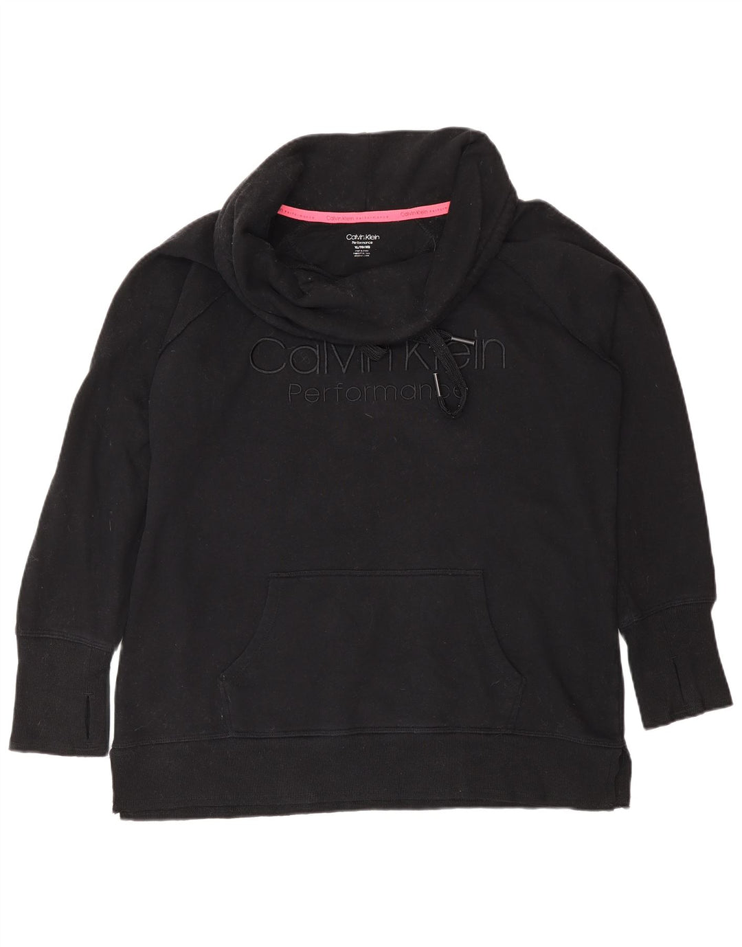 Calvin Klein Performance Graphic Sweatshirt Jumper UK 18 XL Noir