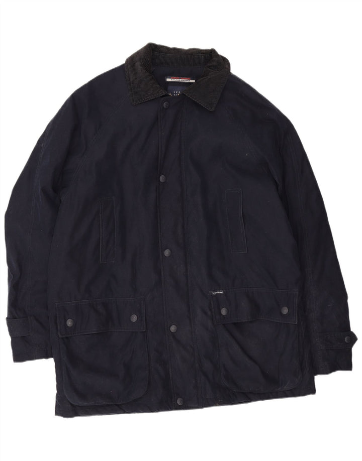 Sergio Tacchini Veste utilitaire pour homme UK 42 XL Bleu marine Polyester