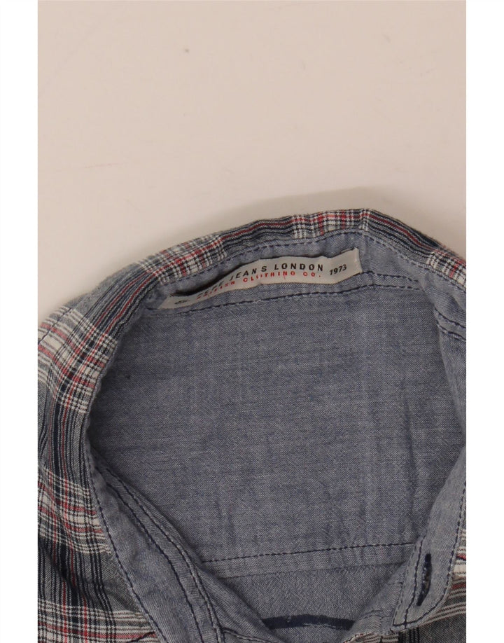 PEPE Jeans Chemise Femme UK 14 Bleu Moyen