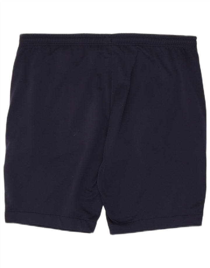 Diadora Short de Sport Homme XL Bleu Marine Colorblock Polyester