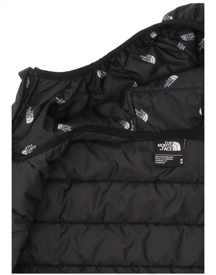 The North Face Veste matelassée à capuche graphique pour garçon 9-10 ans Noir moyen