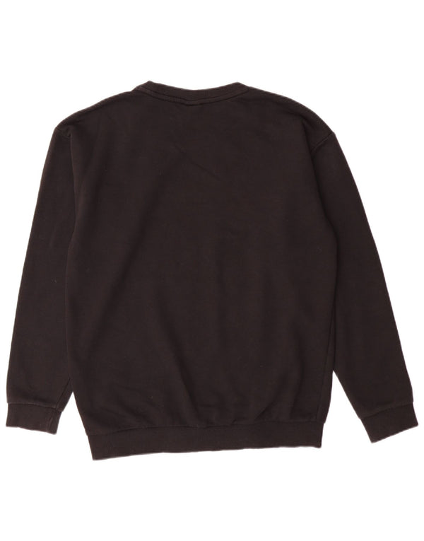 PUMA Sweat-shirt graphique surdimensionné pour femme UK 10 Petit Noir