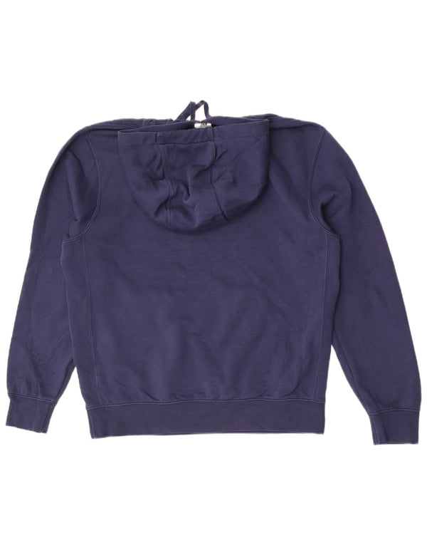 Nike Pull à capuche en coton bleu marine moyen pour homme