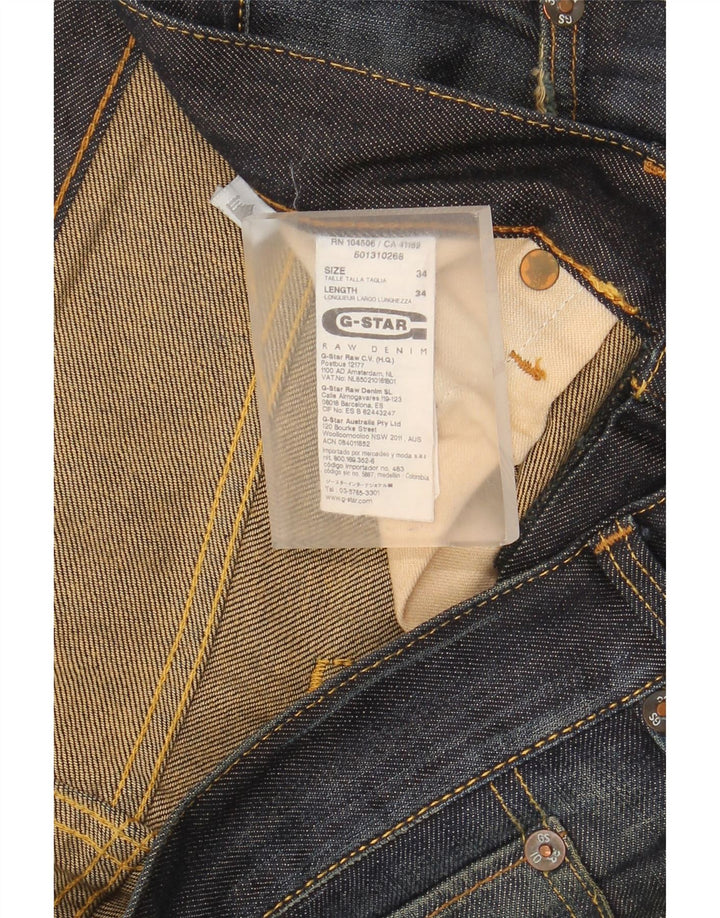 G-Star Jean Droit 3301 Homme W34 L34 Bleu