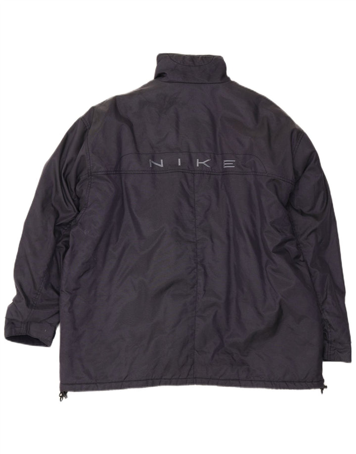 Nike Veste coupe-vent pour homme UK 42/44 Large Bleu marine Nylon